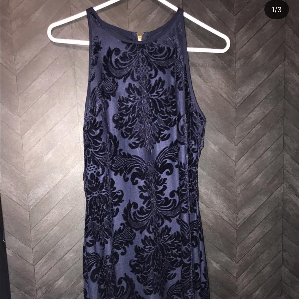 Midi blue dress